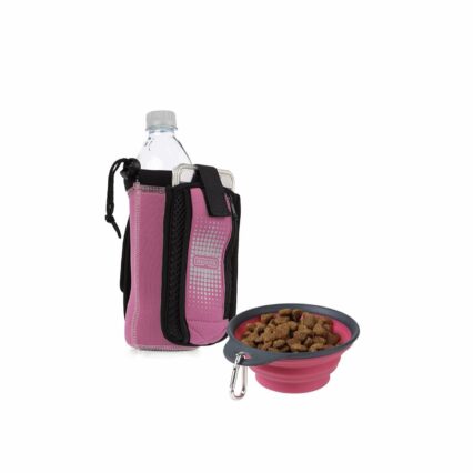Dexas Bottle Pocket Insulated Neoprene Bottle Holder with Travel Cup
