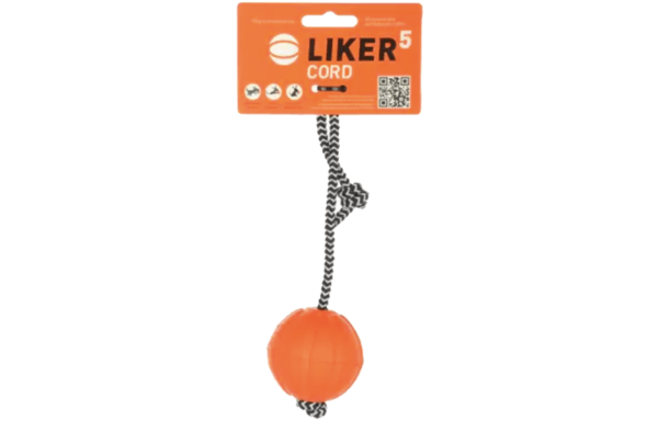 Liker 5 Cord Dog Motivation Toy Rubber, Plastic, Cotton, Nylon Ball, Rubber Toy, Training Aid For Dog