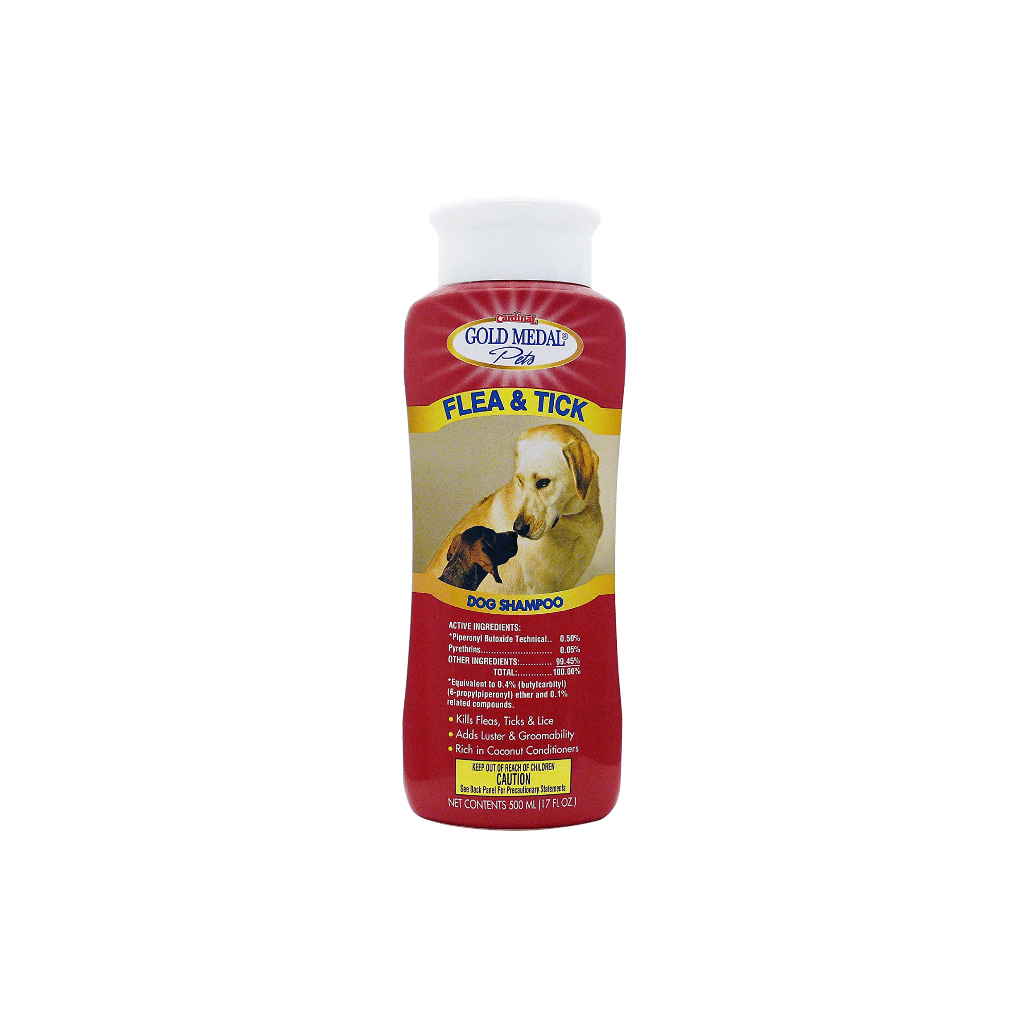 Gold Medal Pets Shampoo for Dogs, Flea & Tick Shampoo, 17 oz.