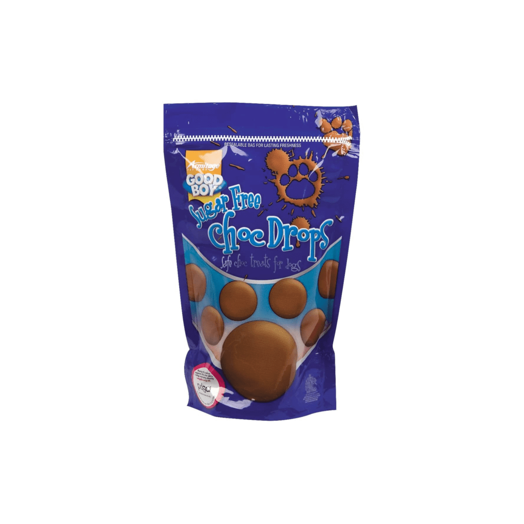 Choc drops for outlet dogs