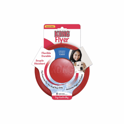 KONG Rubber Flyer Dog Toy